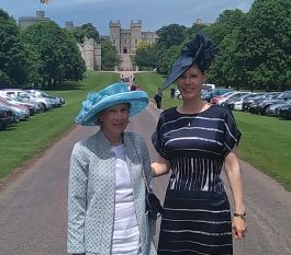 Georgina at  the Order of the Garter service at Windsor Castle