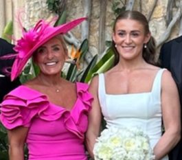 Please find some pics of the beautiful hat you made for me…so many people said how lovely it was. Lizzi